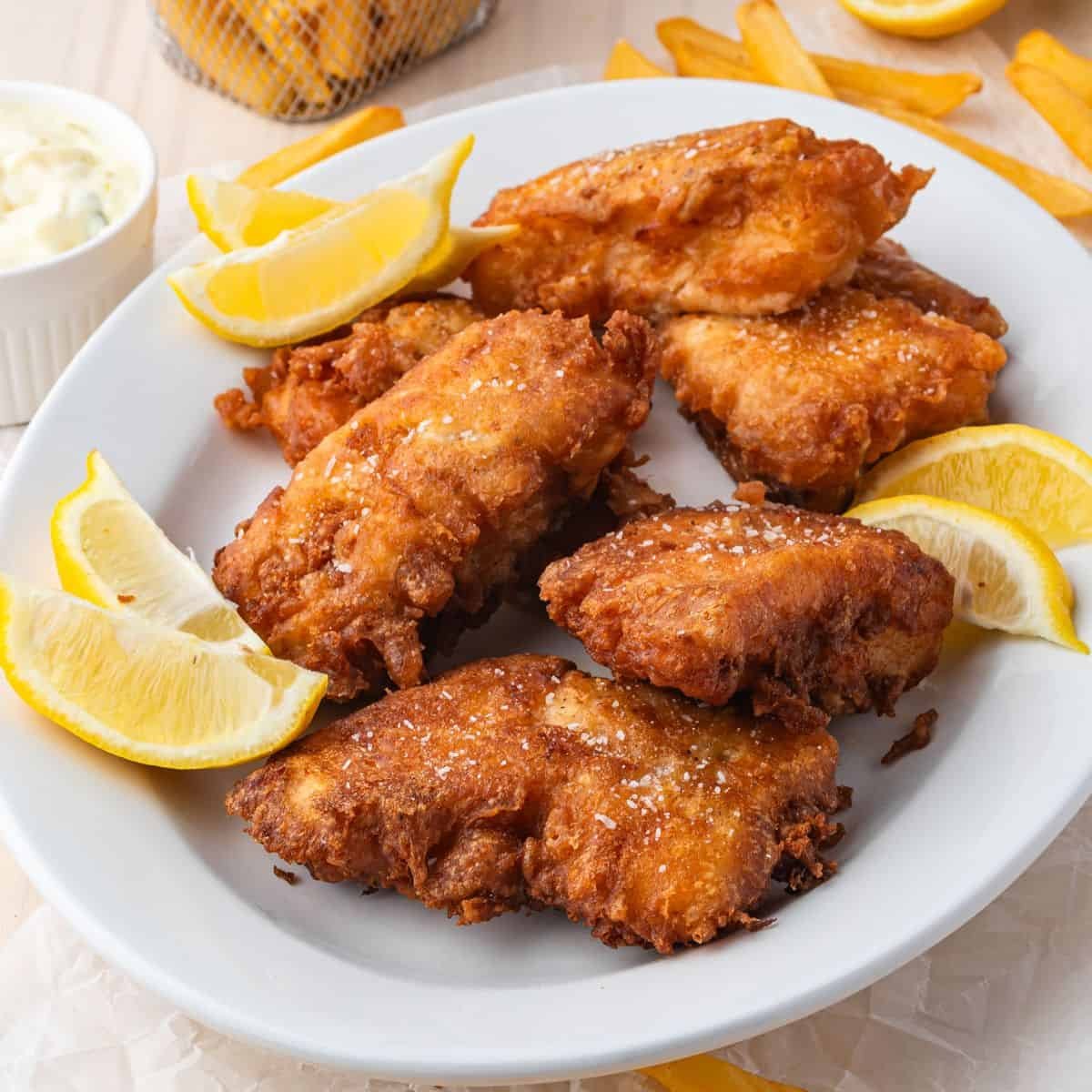 Battered fish