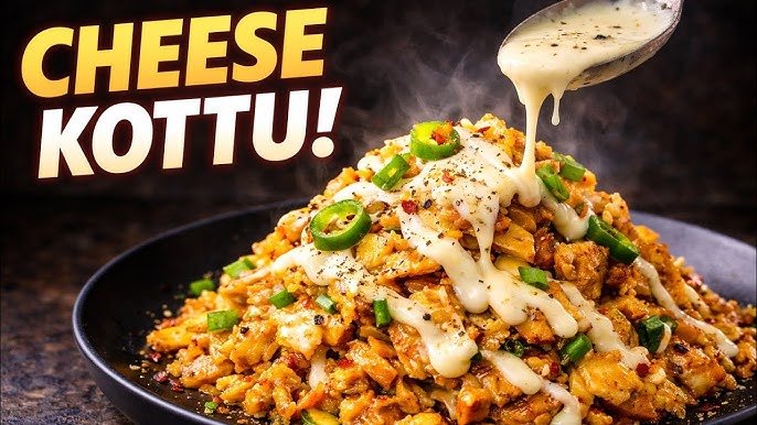 Chicken & Cheese Pot Kottu