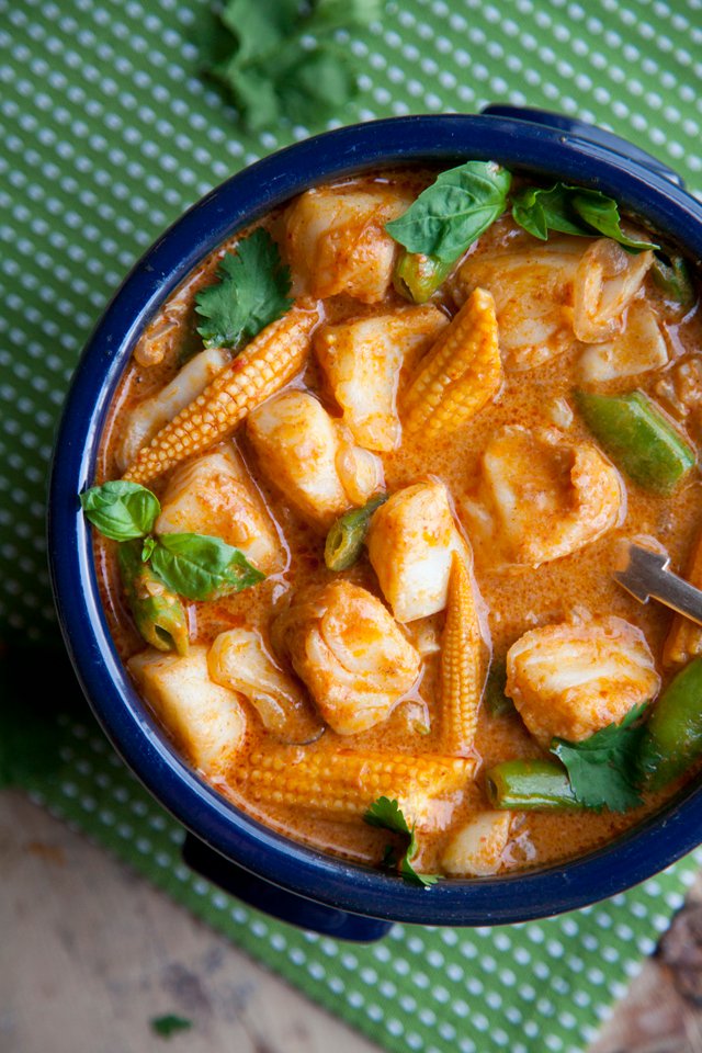 THAI  FISH RED  CURRY