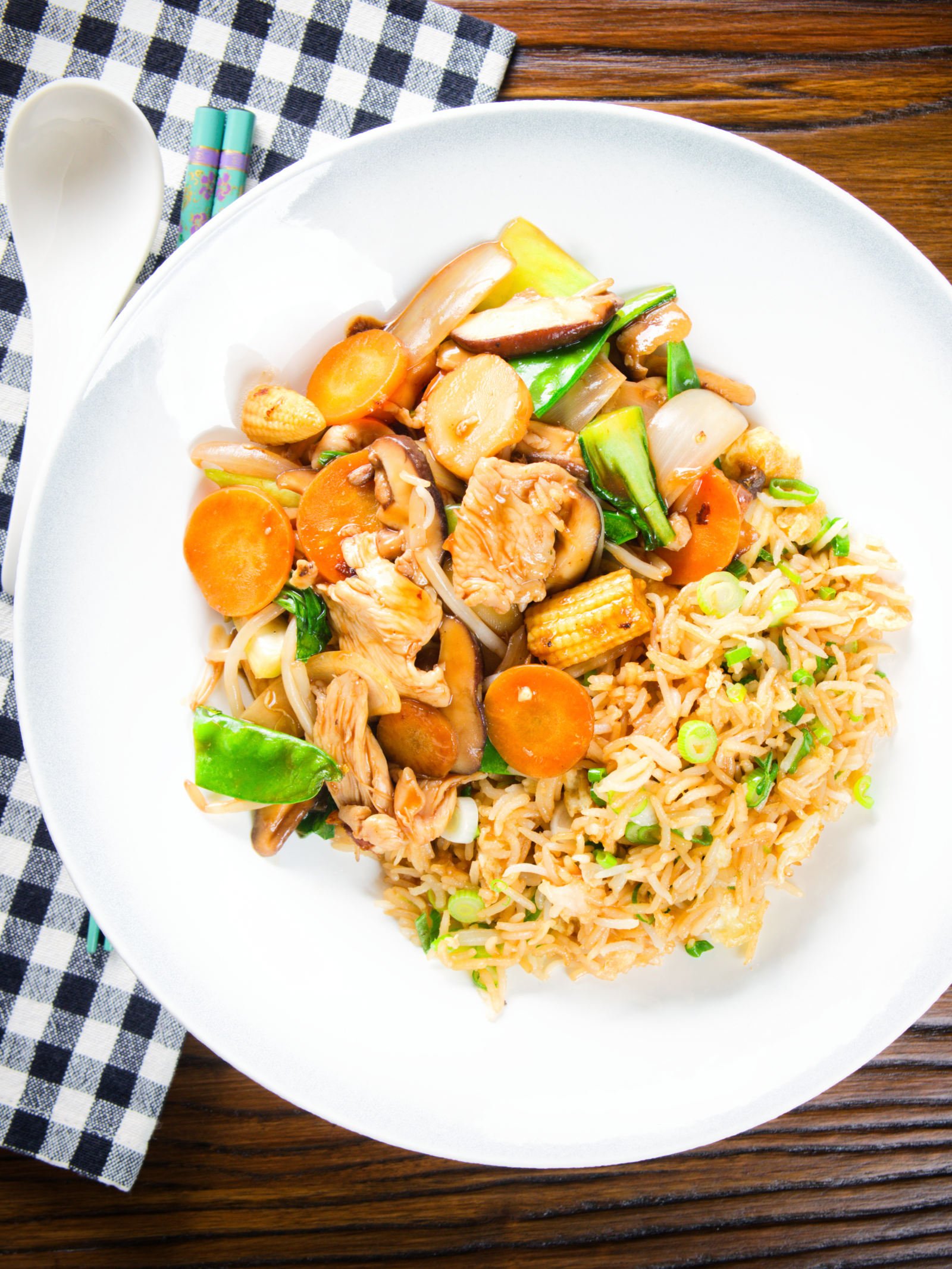 CHICKEN   CHOPSUY  RICE