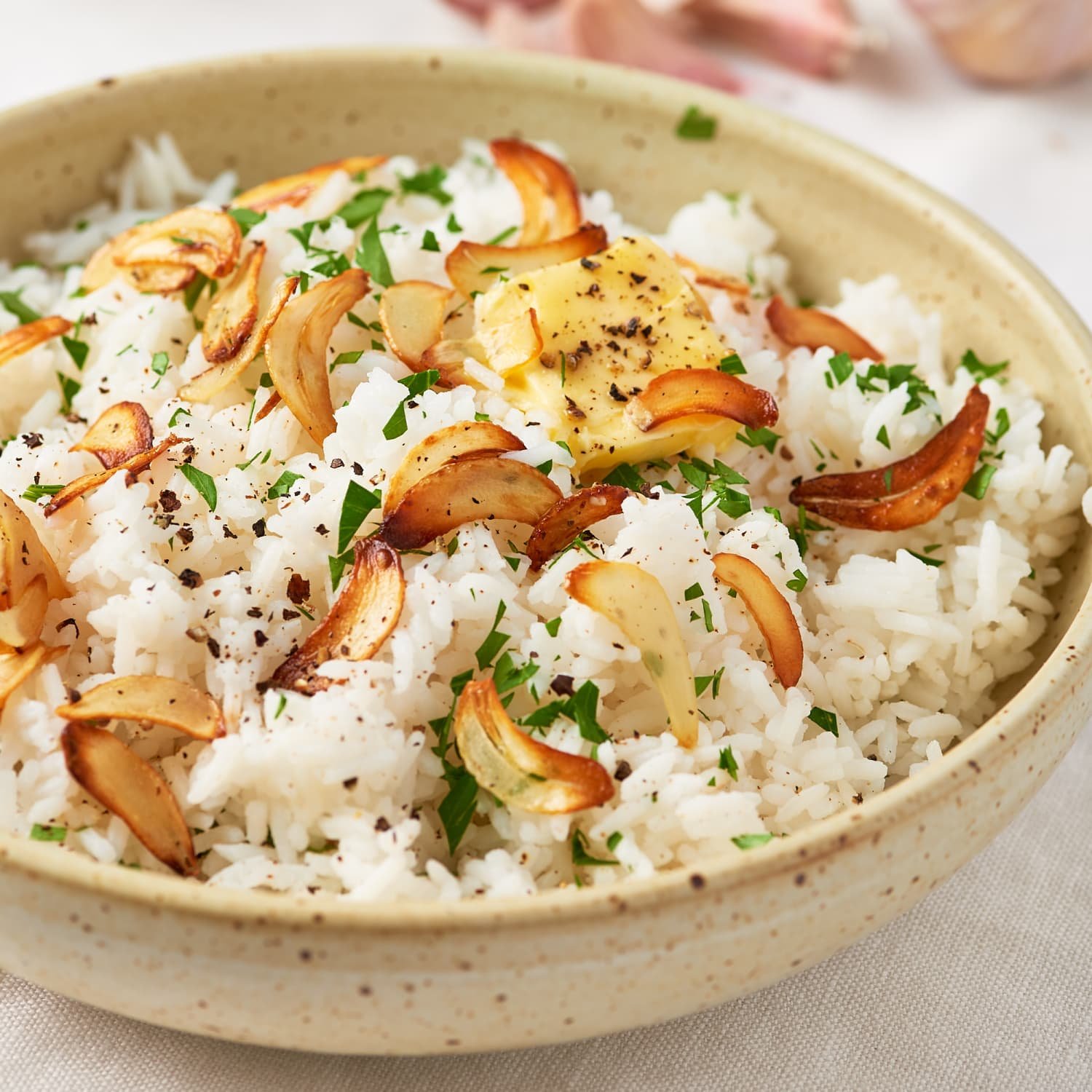 GARLIC  RICE