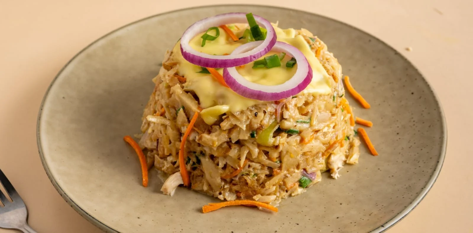 CHEESE  AND CHICKEN  KOTTU