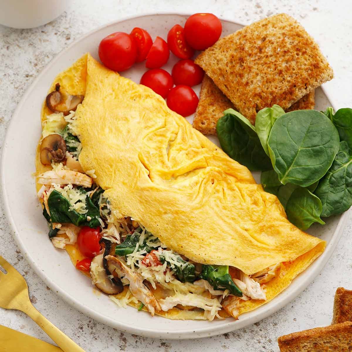 CHICKEN   OMELET