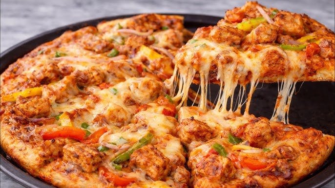 CRISPY   CHICKEN  PIZZA
