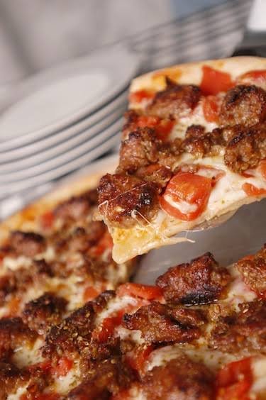 BEFF SAUSAGE  PIZZA