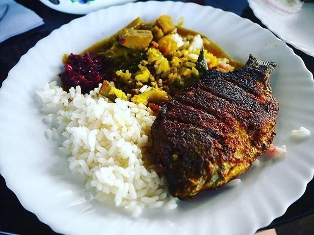 FRIED  FISH & RICE CURRY EVENING
