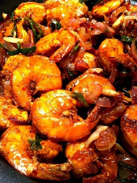 PRAWNS  DEVILLED